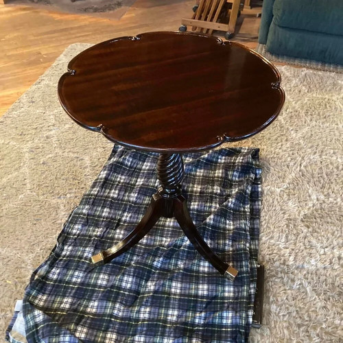 1932 english chippendale tilt - english,
