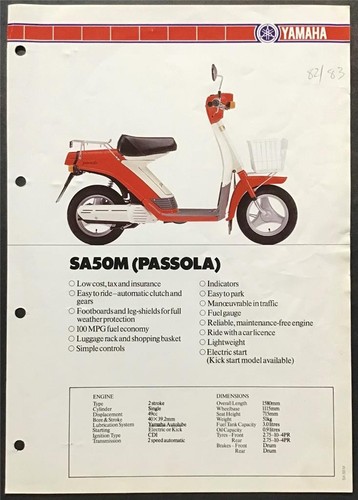 Yamaha sa50m passola - yamaha,