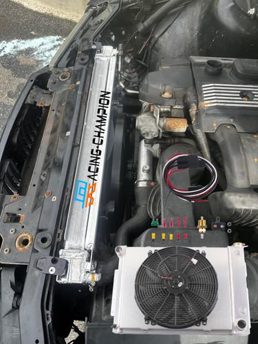 3row radiator shroud - 3row, radiator+shroud+fan+relay