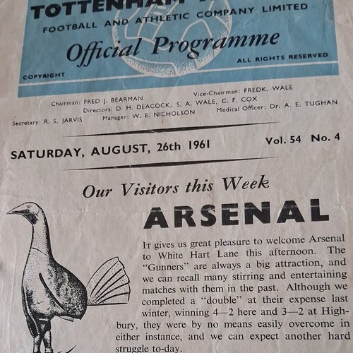 Tottenham hotspur arsenal - hotspur,