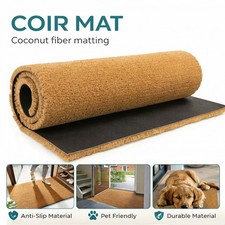 Natural Coir Matting 17mm PVC