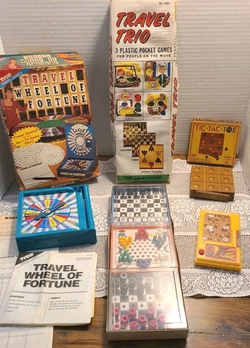 Vintage travel games wheel - travel, games: