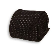 royal navy blue mens pin spot classic business cotton tie by Frederick Thomas