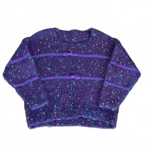 Handmade purple mohair - handmade,