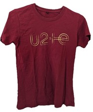 U2 T Shirt Rare Rock Band 2015 Tour Merch Tee Bono The Edge Ladies Size Small