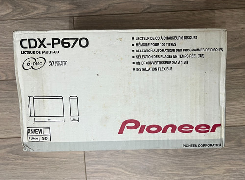 Pioneer cdx p670 multi - cdx-p670, multi-cd