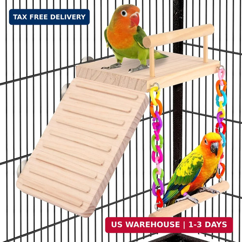 Bird perch platform swing - perch, cage