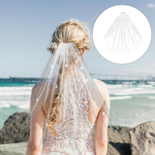 Soft tulle bridal - bridal, veil