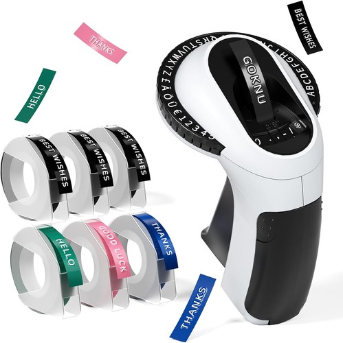 Dymo omega embossing label - 3d,