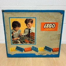 Vintage LEGO System Town Plan Set In Original Box Incomplete Bricks & Parts