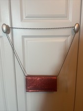 Ruby Red Sparkle Clutch Bag