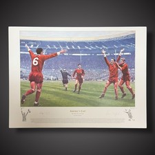 Roger Hunt & Ian St John Signed Liverpool Art Print Journey’s End £59.99