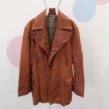 Vivienne Westwood Vintage Leather Jacket Size 50 Men's Tan RMF30-ZS