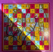 Vintage board game Snakes &