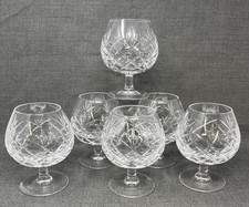 Royal Crystal Rock RCR Brandy Cognac Snifter Glasses x 6 Never Used