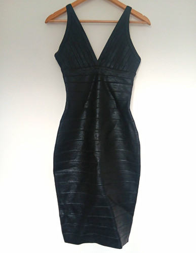 Boohoo black bandage - black,