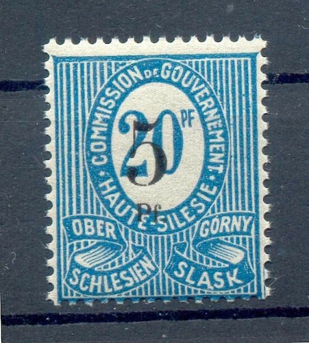 Upper silesia 10xv abart mnh - 10xv,