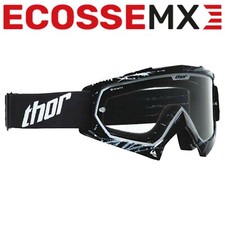 New THOR Splatter Black Enemy Kids Child Youth Goggles Clear Lens Motocross ATV
