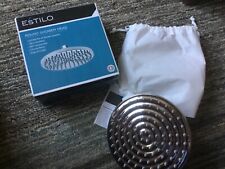 Estilo - round shower head - chrome plated - universal 18cm - easy installation