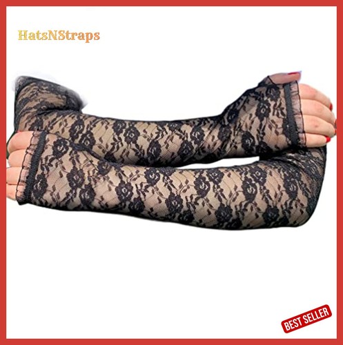 Lace arm warmers - lace,