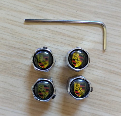 Porsche dustcaps aluminium - porsche,