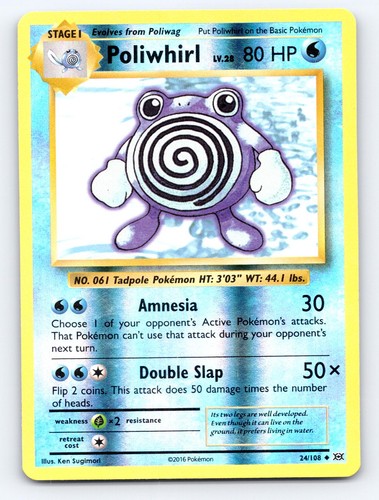 Poliwhirl 108 uncommon - poliwhirl,