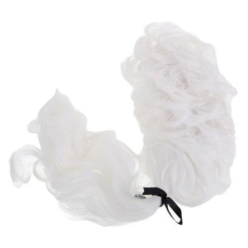 Long white lawyer wig - lawyer, men