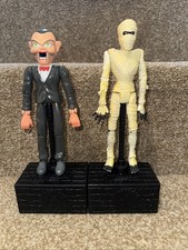 Goosebumps Set Rare Slappy, Mummy Motion Creature Spin Figures.