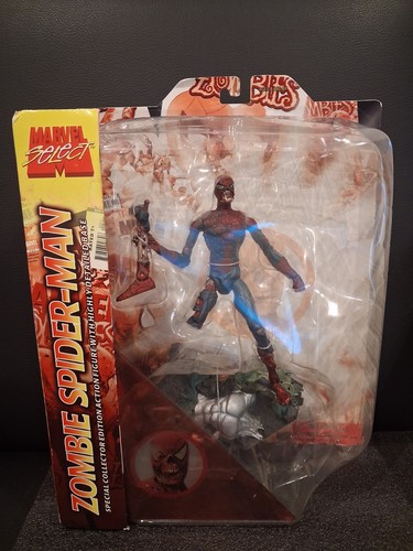 Zombie spiderman marvel select - spiderman,
