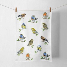 Garden Birds Tea Towel –