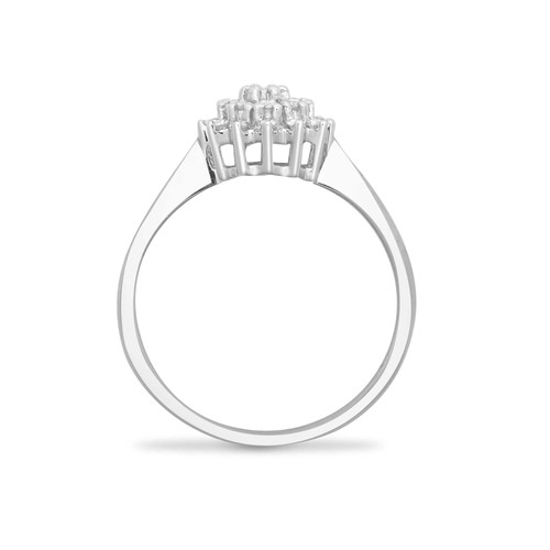 9ct white gold natural diamond - gold,