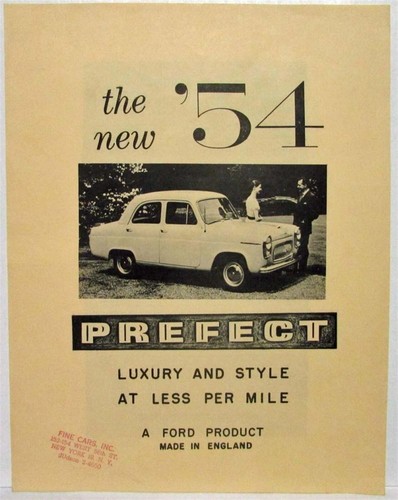 1954 ford prefect luxury - luxury, &