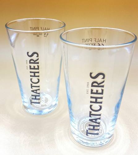 Thatchers cider glass - cider, half