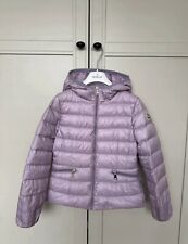 Moncler Girls Liset Padded Coat Jacket Lilac Purple Age 10