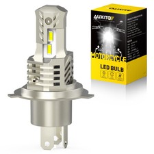 H4 HS1 LED Motorcycle Headlight Bulb 18W 1500LM Motorbike High Low Beam CSP Lamp