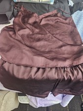 Size 14-16 burgandy silky