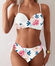 Flattering White Bikini With