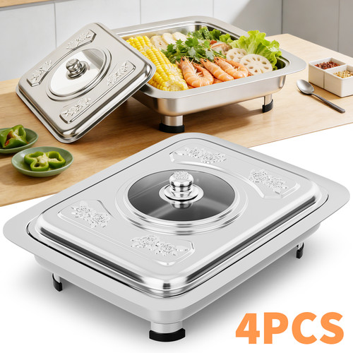 4pcs buffet food holders - food, with