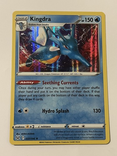 Kingdra holo 2022 - /, 196