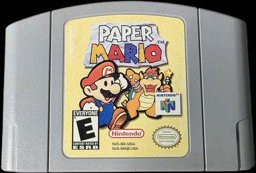 Paper mario authentic nintendo - authentic,