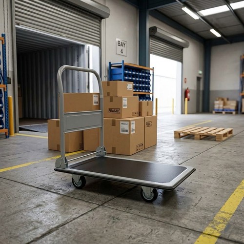 Foldable platform trolley - platform,