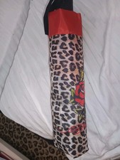 ED HARDY WOMEN'S RED LEOPARD