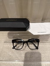 WORN ONCE STUNNING VICTOR AND ROLF Glass Frames Tortoise Shell Case