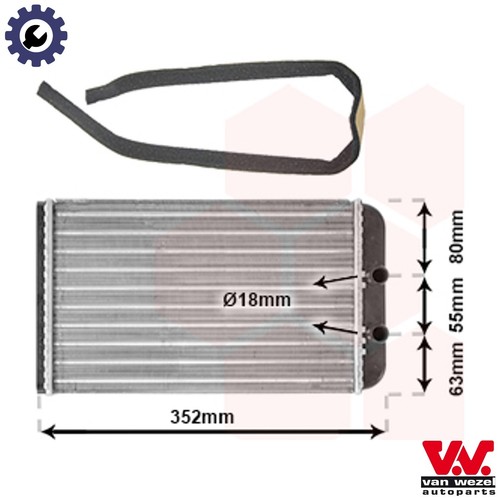 Heat exchanger interior - exchanger,