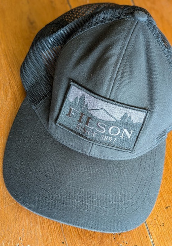 Filson logger mesh cap black - filson,