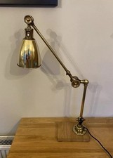 Brass Dugdills Daisy Cog Adjustable Admiralty Lamp Anglepoise