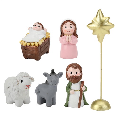 Christmas nativity scene - set, 7