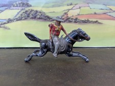 Vintage Metal Toy Soldier 1/32 Cowboy Unknown Make Maker.