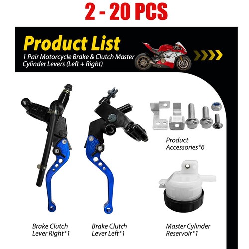 Blue 22mm brake - blue, 7/8"