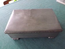 Antique Pewter Cigar Trinket